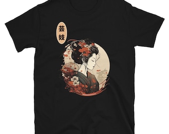 Edo Geisha Tee / Geisha Blossom Tee / Geisha Dreams Tee / Japanese Culture Tee / Kabuki Geisha Shirt / Geiko Tee / Unisex T-Shirt