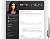 Modern Professional Executive CV TEMPLATE For Microsoft Word Modern Resume Download Editable Digital Document