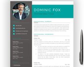MODERN Executive CV Template For Microsoft Word Professional Resume Download Save to PDF Format