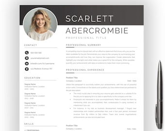 DIGITAL Modern PROFESSIONAL CV Template For Microsoft Word Modern Resume Download Editable Digital Document With Cover and References Letter