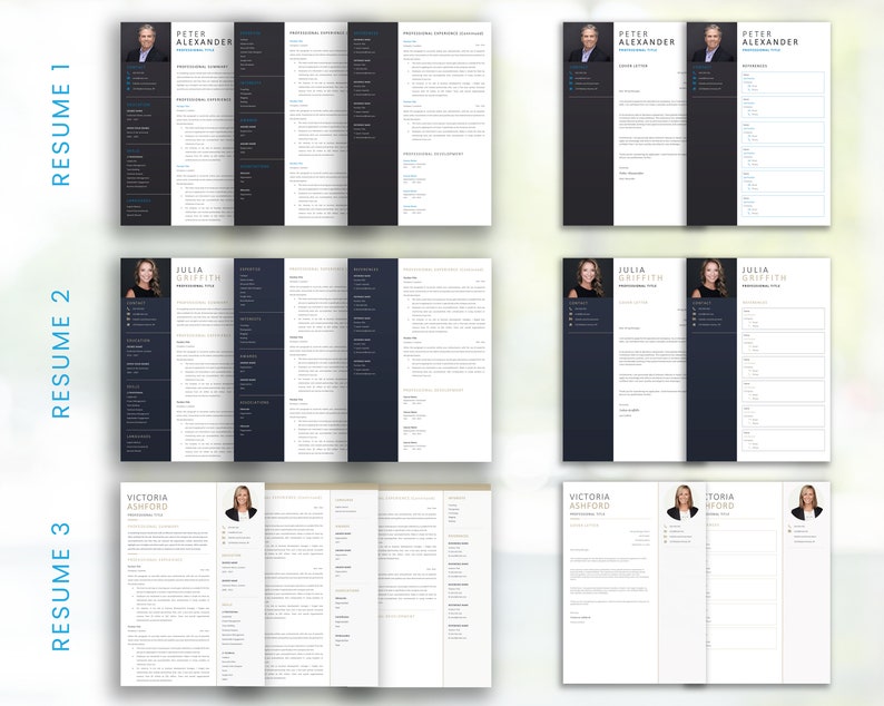 Executive RESUME Word TEMPLATE - Il 794xN.5109228319 G38g
