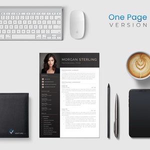 Modern Professional Executive CV TEMPLATE For Microsoft Word Modern Resume Download Editable Digital Document image 2