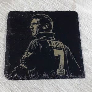 Man Utd FC No 7 Legends Slate Coasters Drink Coasters Man Utd Gift Football Club Slate Coaster Premier League Gift Husband Son Wife Daughter