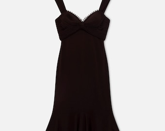 Class by Roberto Cavalli Vintage Brown Midi Dress - 0EU/10US/M