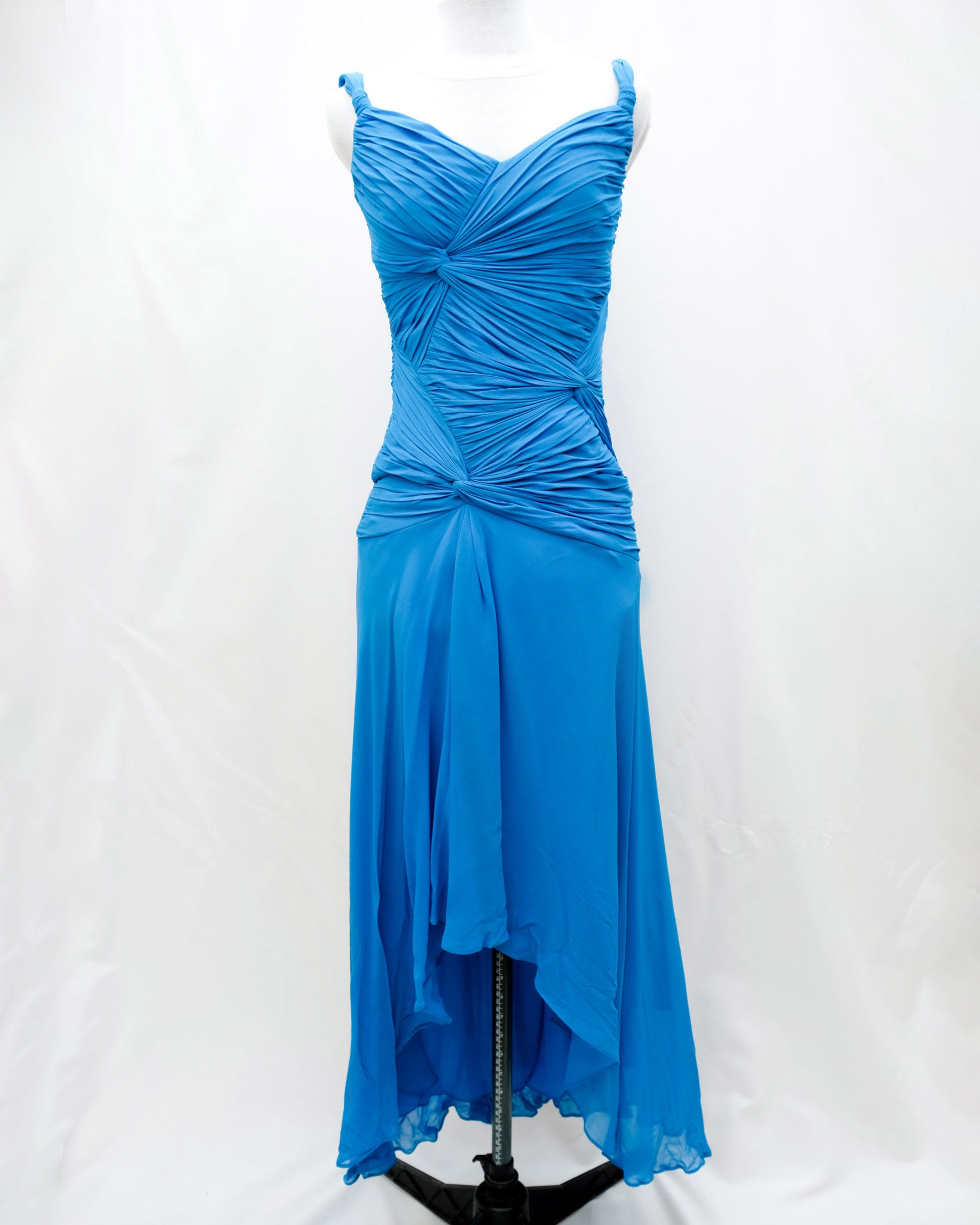 Cornflower blue store prom dress