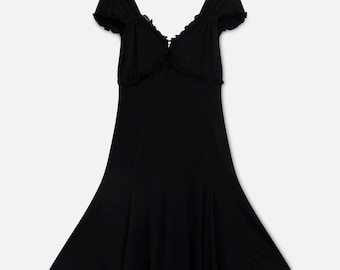 Ungaro Fever Early 2000s Vintage Italian Romantic Midi Dress – 38EU/6US/S