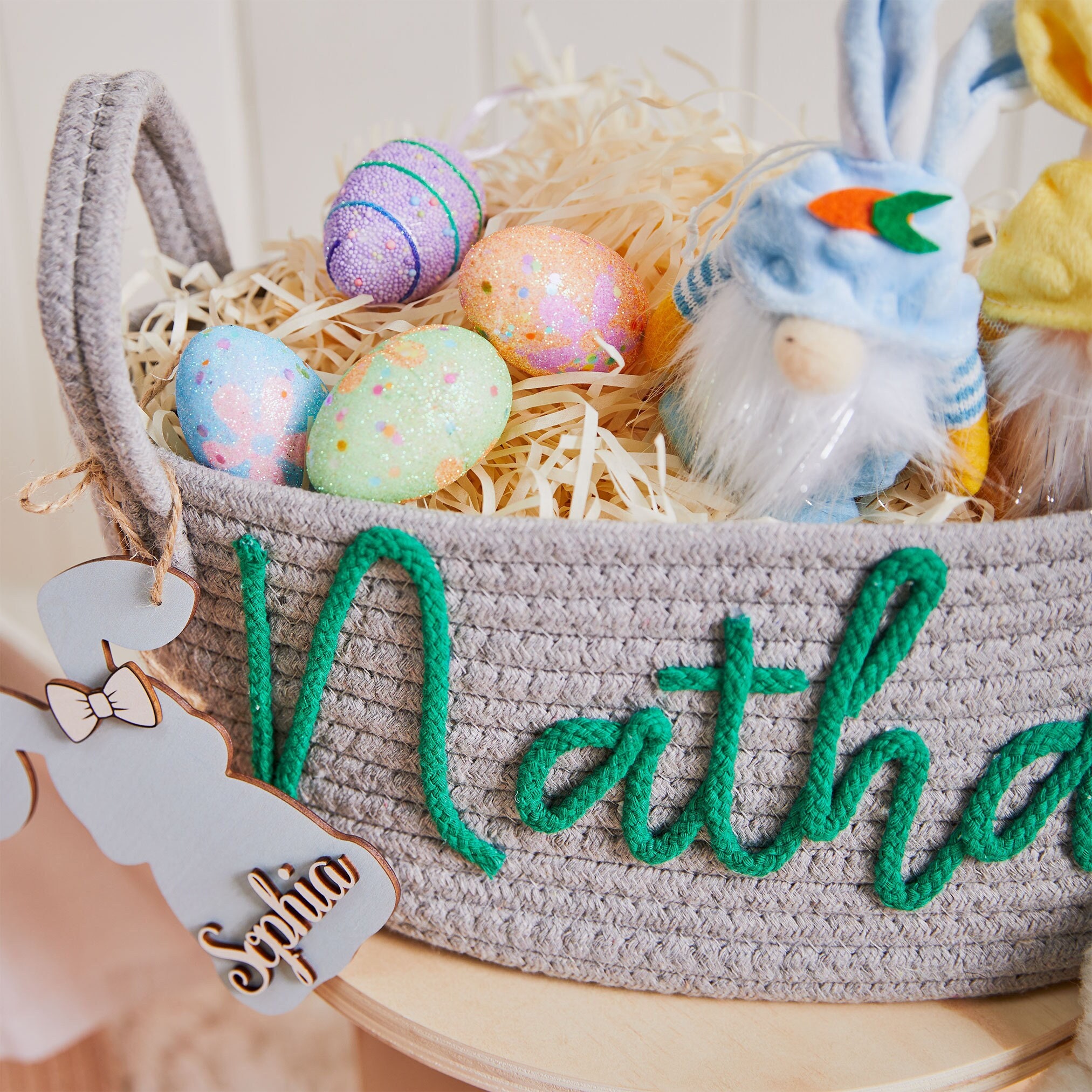 Baby Girl Easter Basket Etsy
