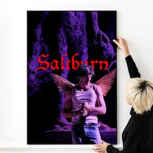 Saltburn Movie Poster Hochwertiger Druck Foto Wand Kunst Leinwand Tuch Multi size