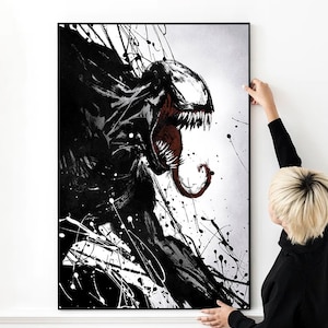 Póster de la película Venom, impresión fotográfica de alta calidad, lienzo para pared, varios tamaños para regalo