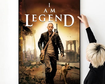 I Am Legend Movie Poster High Quality Print Photo Wall Art Canvas Cloth Poster