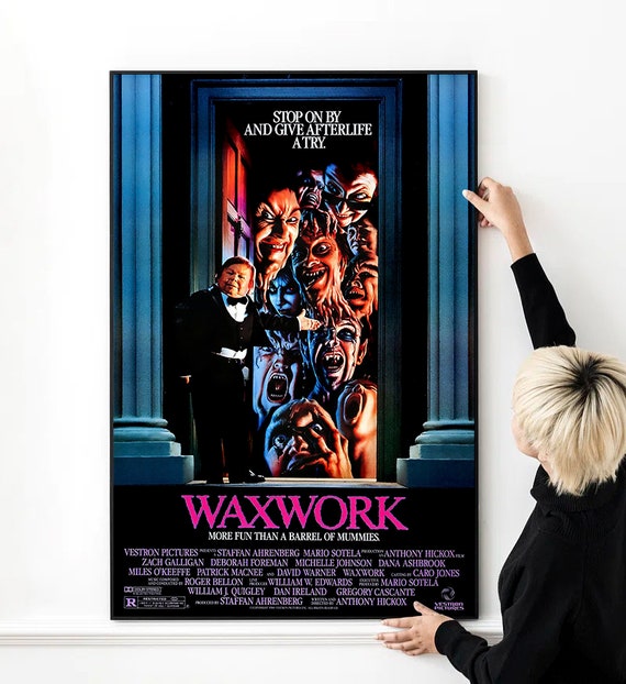 Waxwork 1988 Vintage Poster High Quality Print Wall Art Canvas