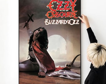 Blizzard Of Ozz Ozzy Osbourne Music Poster High Quality Print Photo Wall Art Canvas Cloth Poster