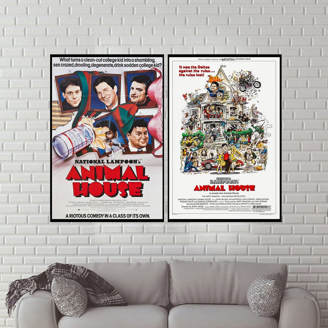 Animal House Movie Poster High Quality Print Photo Wall Art Etsy
