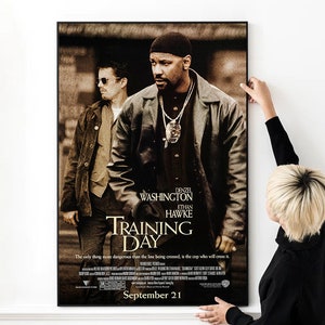 Training Day Movie Poster High Quality Print Photo Wall Art Canvas Cloth Poster