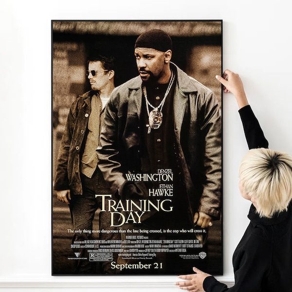 Training Day Movie Poster High Quality Print Photo Wall Art Canvas Cloth Poster