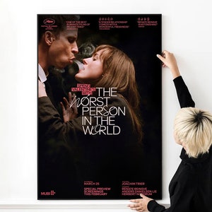 The Worst Person in the World (2021) Movie Poster High Quality Print Photo Wall Art Canvas Cloth Multi size