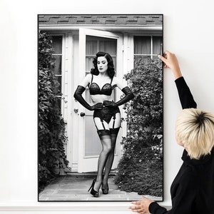 Dita Von Teese Wall Art Print Poster Interior Poster High Quality Print Photo Wall Art Canvas Cloth Poster Multi size