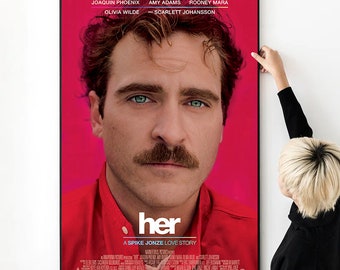 Her Movie Poster High Quality Print Photo Wall Art Canvas Cloth Poster