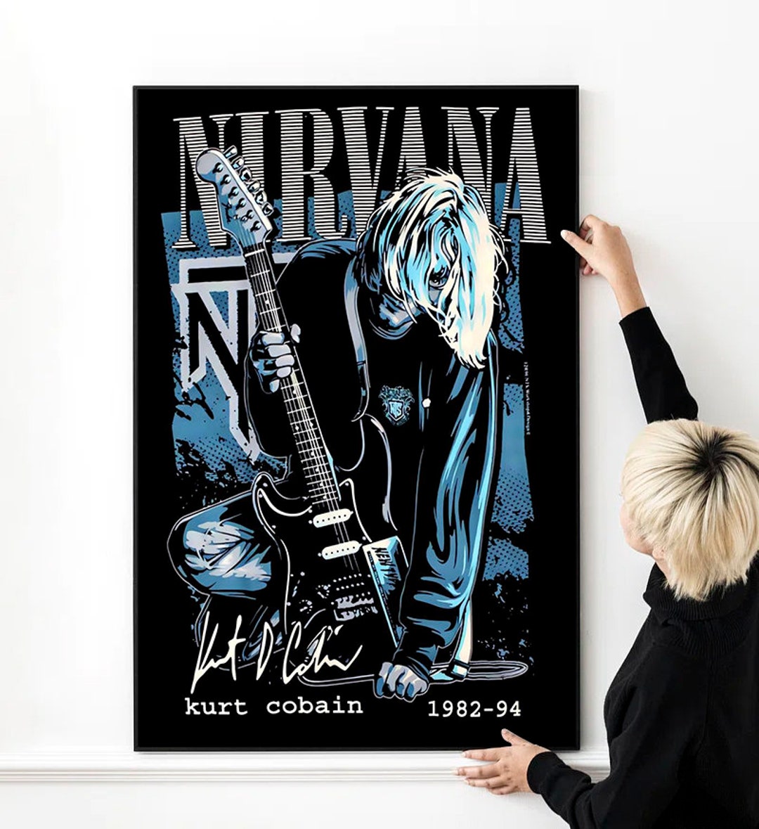 Nirvana Music Gig Concert Vintage Poster High Quality Print - Etsy