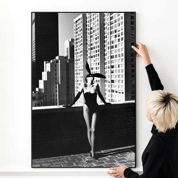 Helmut Newton Poster High Quality Print Photo Wall Art Canvas Cloth Multi size - 8x12''16x24" 20x30''