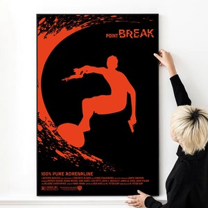 Point Break Action Movie Artwork Minimal Film Poster High Quality Print Photo Wall Art Canvas Cloth Multi size