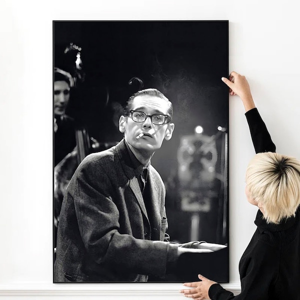 Bill Evans Music Poster High Quality Print Photo Wall Art Canvas Cloth Multi size