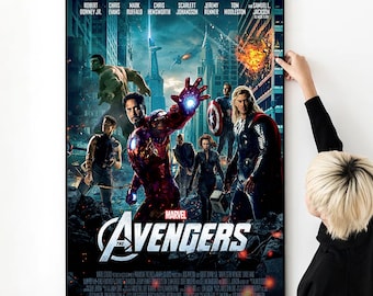 マーベル アベンジャーズ シャワルマ ポスター。マーベル ウォール