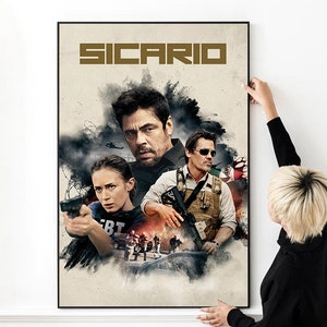 Sicario Artwork Movie Alternative Poster High Quality Print Photo Wall Art Canvas Cloth Multi size