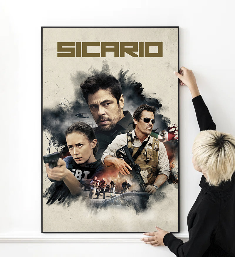 Sicario Artwork Movie Alternative Poster High Quality Print Photo