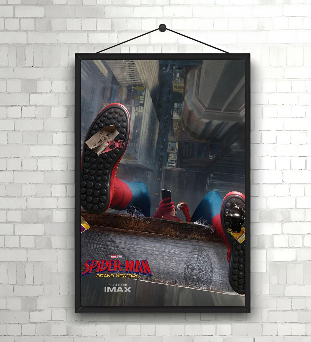 Discover Spider-Man: Brand New Day Movie Poster 2026 High Quality Wall Art Unframed