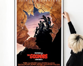 The Goonies Movie Poster High Quality Print Photo Wall Art Canvas