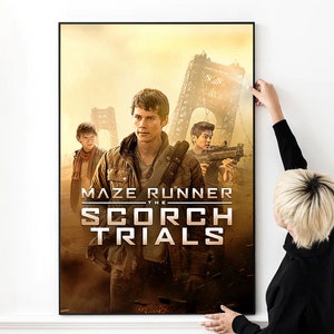 Maze Runner: The Scorch Trials Movie Poster High Quality Print Photo Wall Art Canvas Cloth Multi size