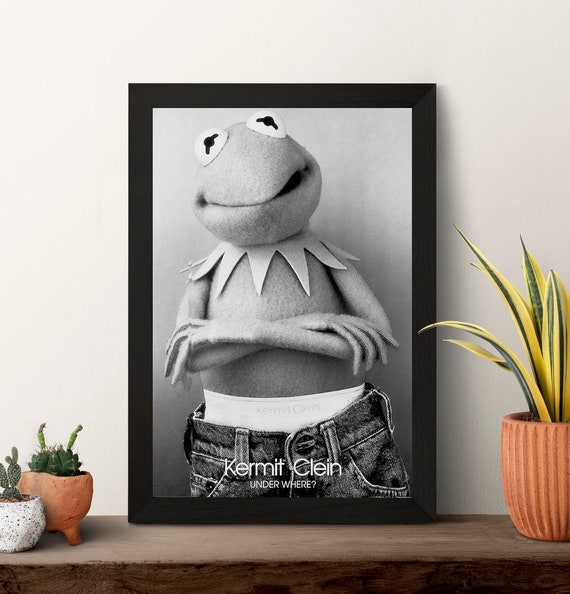 Affiche de l'émission de télévision The Muppets Kermit Clein, impression de  haute qualité, affiche d'art mural en toile, toile en tissu - Etsy France, image size:570x594