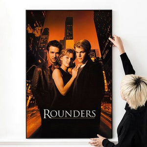 Rounders Movie Poster High Quality Print Photo Wall Art Canvas Cloth Poster Multi size