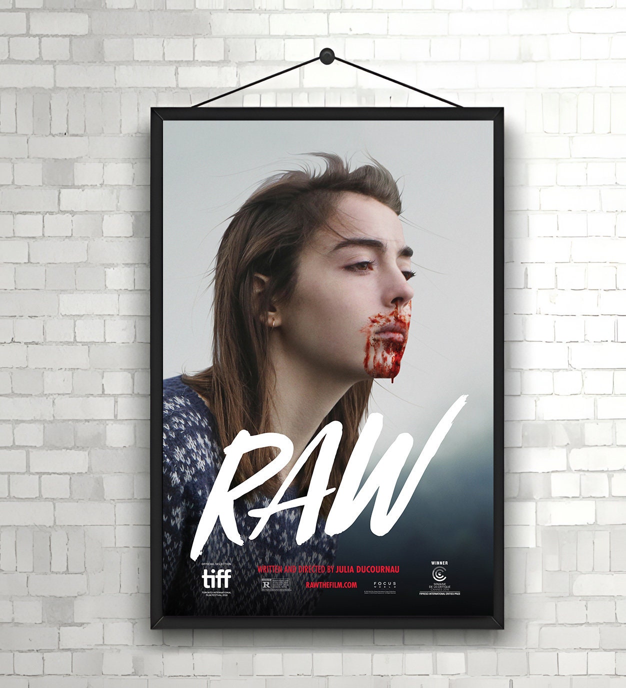 Raw Movie Poster High Quality Print Photo Wall Art Canvas