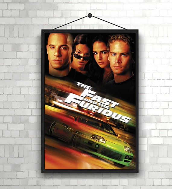 Buy The Fast and the Furious Movie Poster High Quality Print Photo