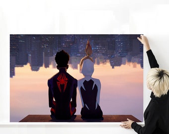 Spider-Man: Across The Spider-Verse Movie Poster High Quality Print Photo Wall Art Canvas Multi size Poster for Gift Room Decor for Kids