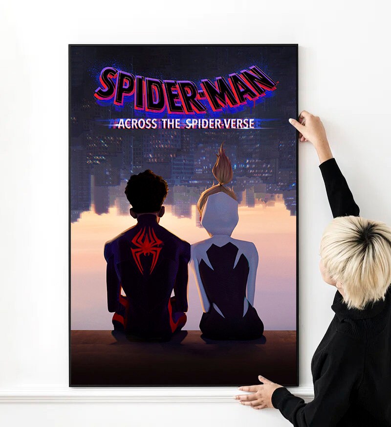 Spider-Man: Across The Spider-Verse Movie Poster 2023 High Quality Print Photo Wall Art Canvas Cloth Multi size -8x12"13x20"16x24"20x30"