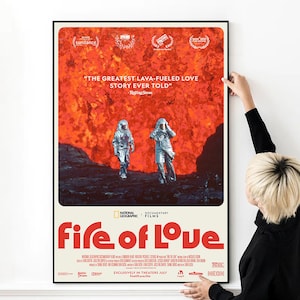 Feuer der Liebe Poster Hochwertiger Druck Foto Wand Kunst Leinwand Tuch Multi size