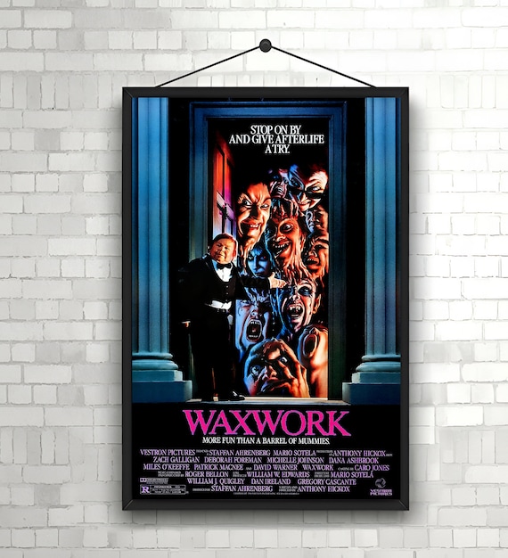 Waxwork 1988 Vintage Poster High Quality Print Wall Art Canvas