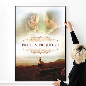 Pride & Prejudice Movie Poster for Gift High Quality Print Photo Wall Art Canvas Cloth Multi size