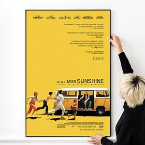 Póster de la película Little Miss Sunshine, impresión fotográfica de alta calidad, lienzo para pared, varios tamaños