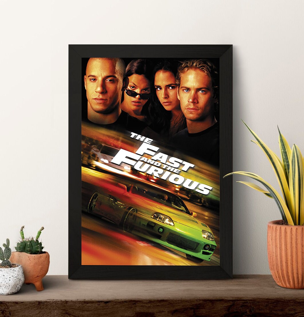 The Fast and the Furious Movie Poster High Quality Print Photo