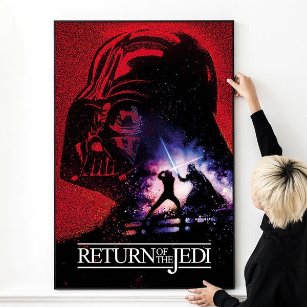 Star Wars Episode VI - Revenge Of The Jedi Movie Poster High Quality Print Photo Wall Art Silk Multi size