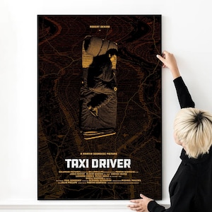 Taxi Driver Classic Movie Poster High Quality Print Photo Wall Art Canvas Cloth Multi size