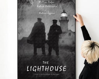 The Lighthouse Movie Poster High Quality Print Photo Wall Art Canvas Cloth Multi size