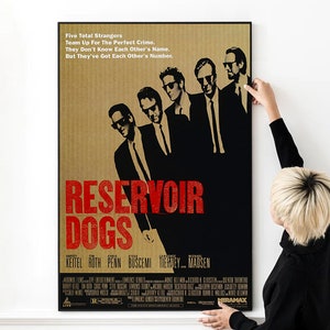 Póster de la película Reservoir Dogs, impresión fotográfica de alta calidad, lienzo para pared, varios tamaños