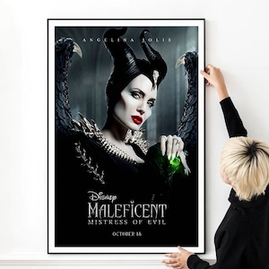 Maleficent Mistress of Evil Movie Poster Hochwertiger Druck Foto Wand Kunst Leinwand Tuch Multi size
