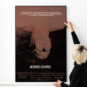 Póster de película Altered States (1980), impresión fotográfica de alta calidad, arte de pared, lienzo, póster de tela, varios tamaños
