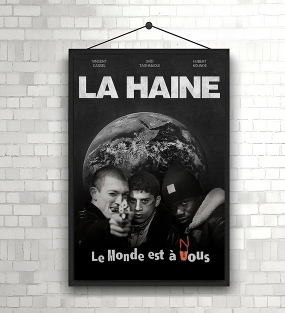 La Haine 1995 Classic Movie Poster High Quality Print Photo Wall